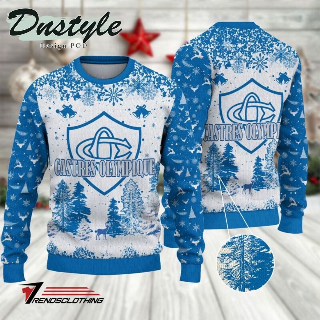 Castres Olympique 2023 Ugly Christmas Sweater