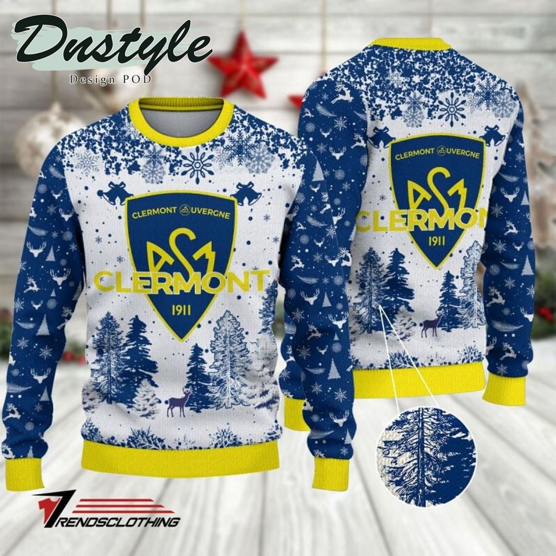 ASM Clermont Auvergne 2023 Ugly Christmas Sweater