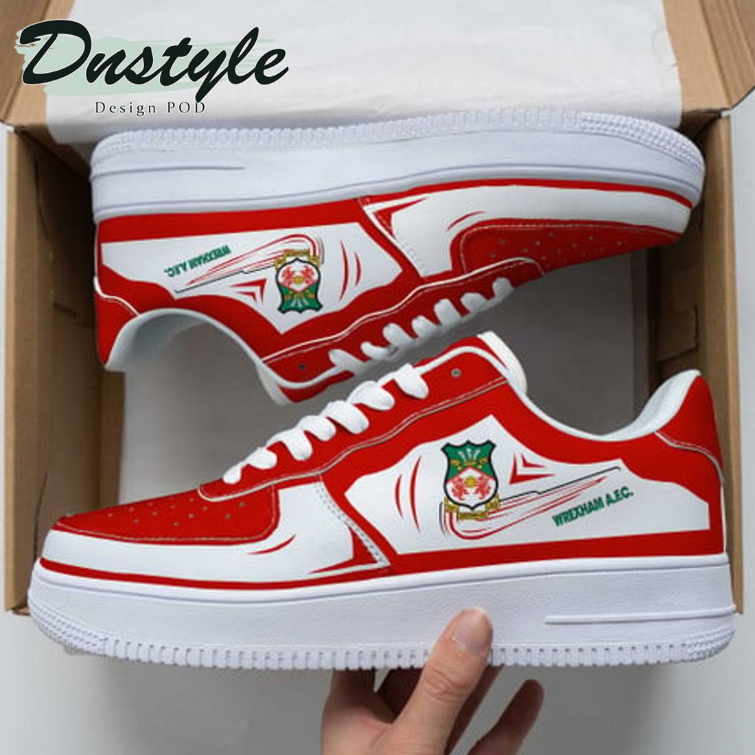 Wrexham AFC EFL Championship Nike Air Force 1 Sneakers