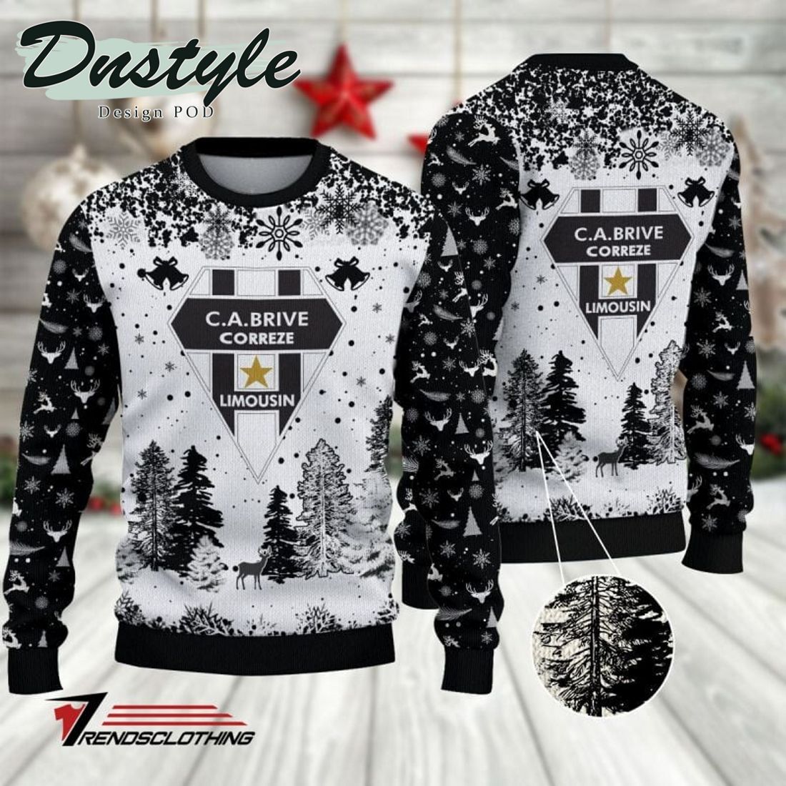 Biarritz Olympique 2023 Ugly Christmas Sweater
