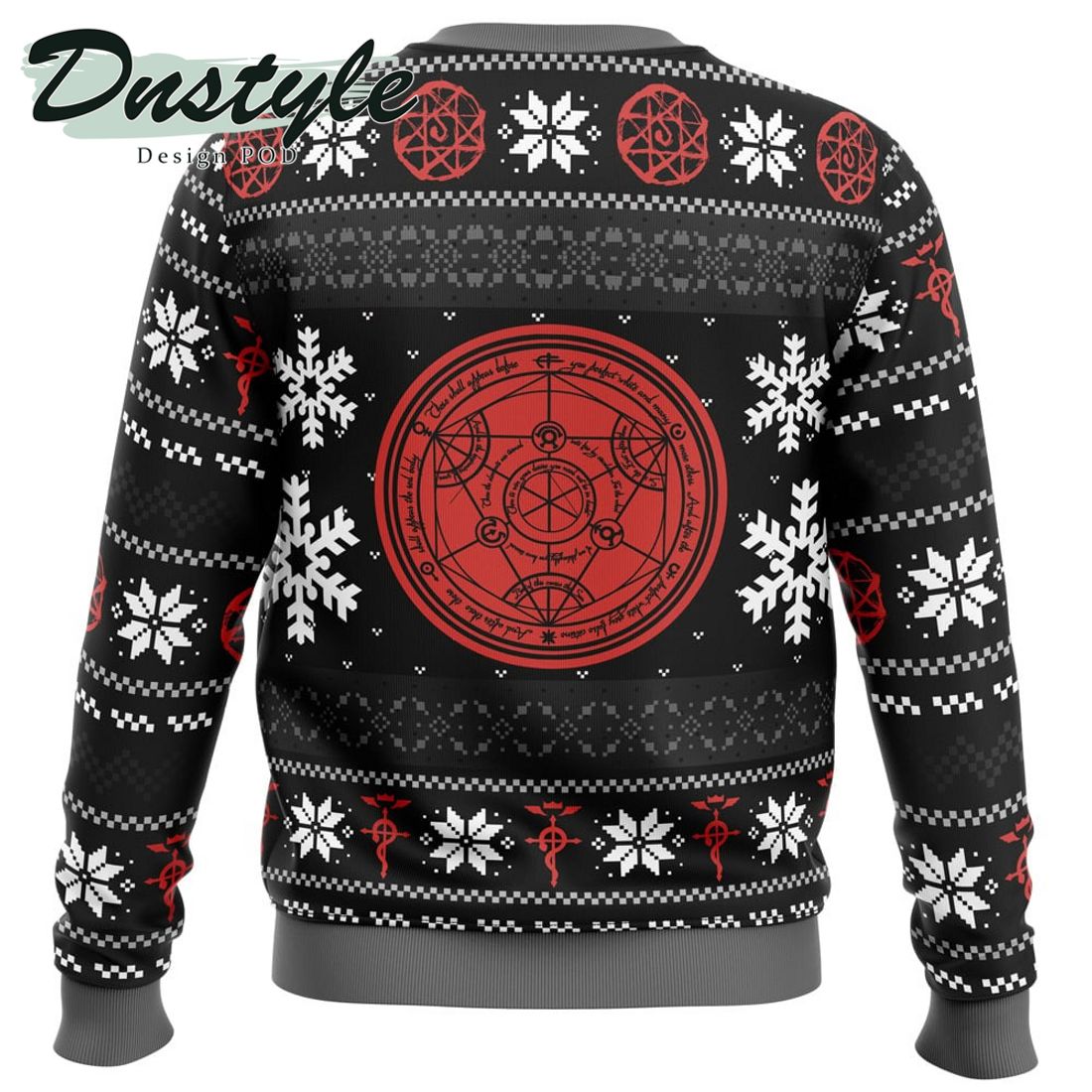 Fullmetal Alchemist Alchemy Crossing Ugly Christmas Sweater