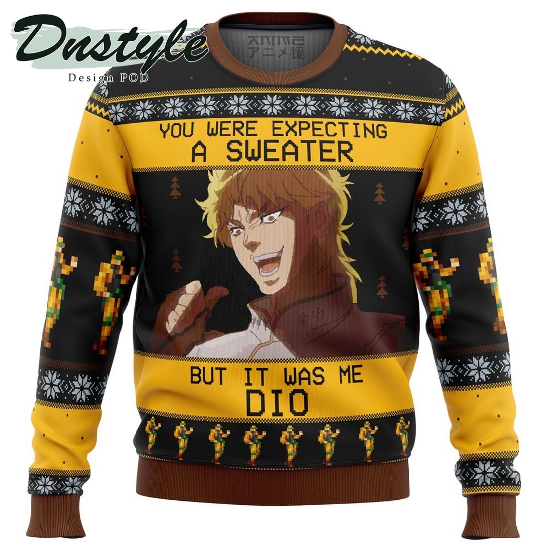 It Was Me Dio Jojo?s Bizarre Adventure Ugly Christmas Sweater