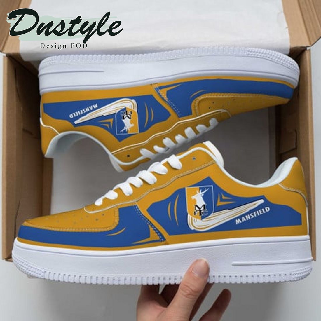 Mansfield Town EFL Championship Nike Air Force 1 Sneakers