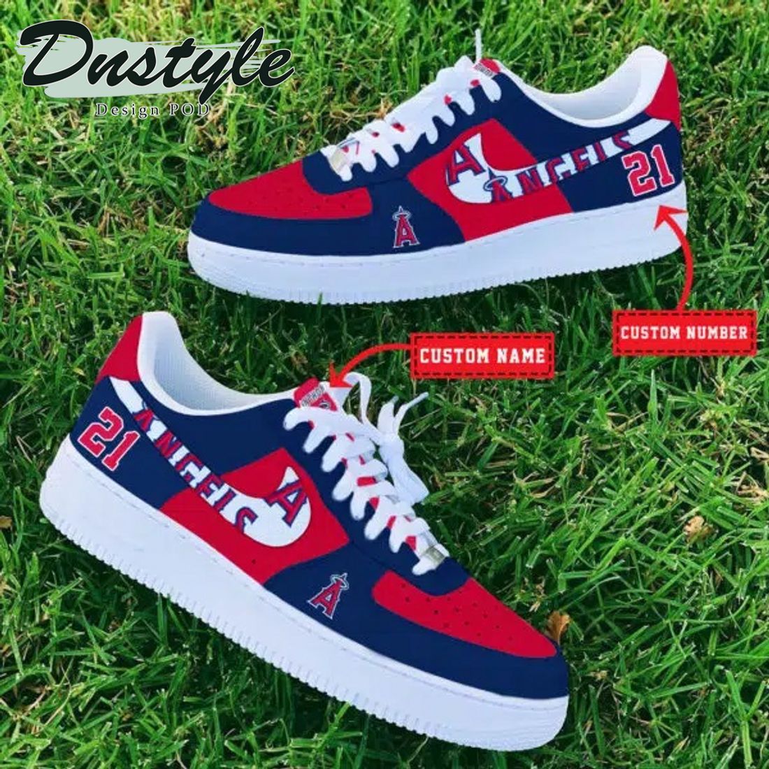 MLB Houston Astros Personalized Name Number Nike Air Force 1 Sneakers