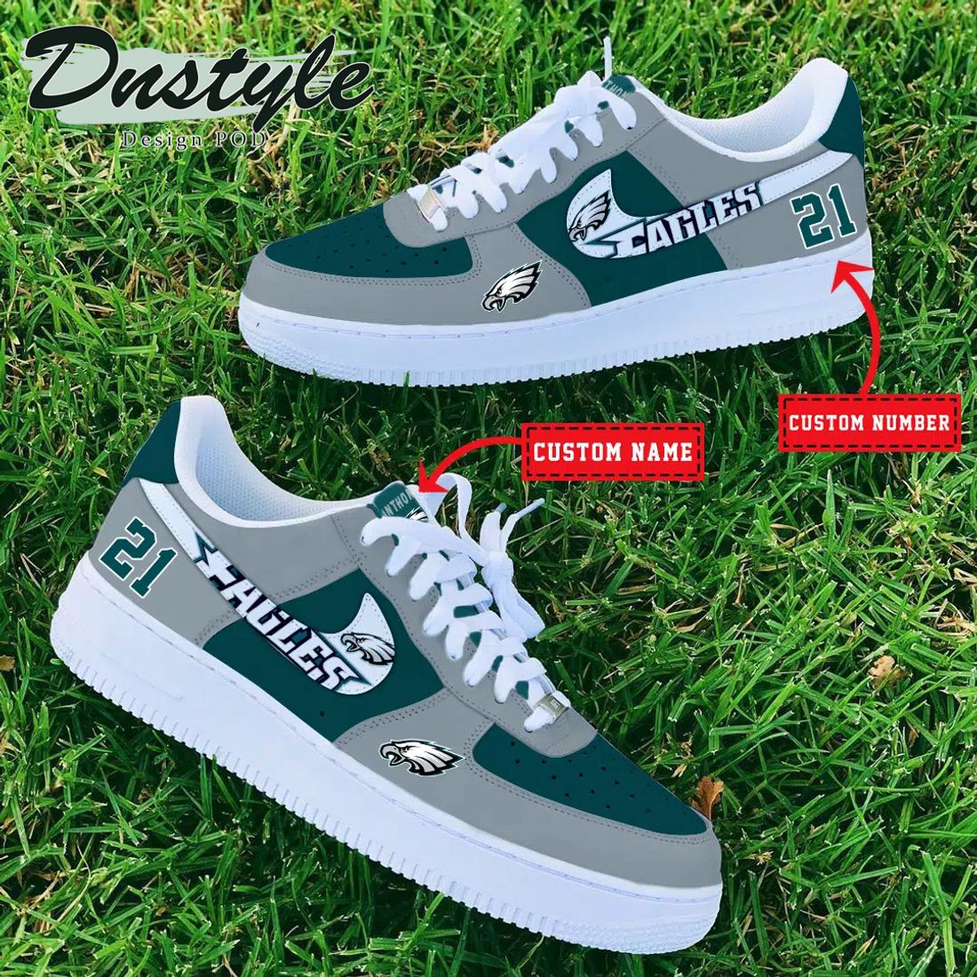 NFL New York Jets Air Force 1 Custom Name And Number Sneaker