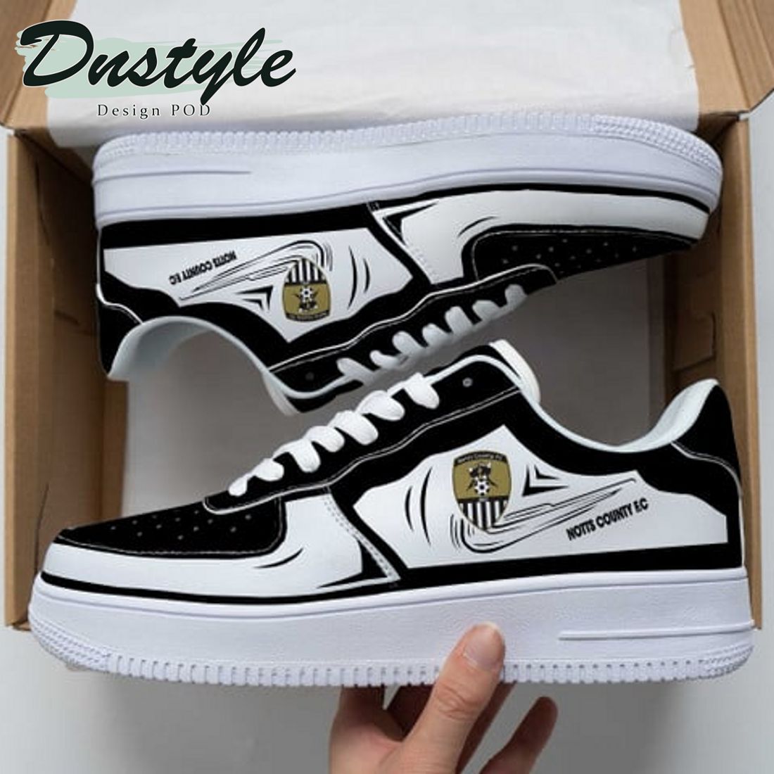 Notts County FC EFL Championship Nike Air Force 1 Sneakers