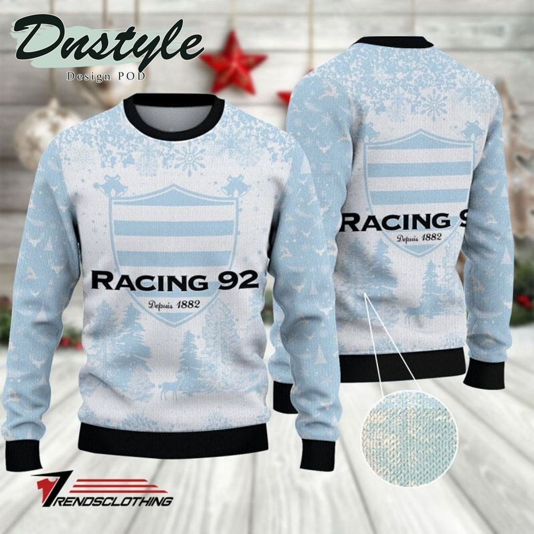 Racing 92 2023 Ugly Christmas Sweater