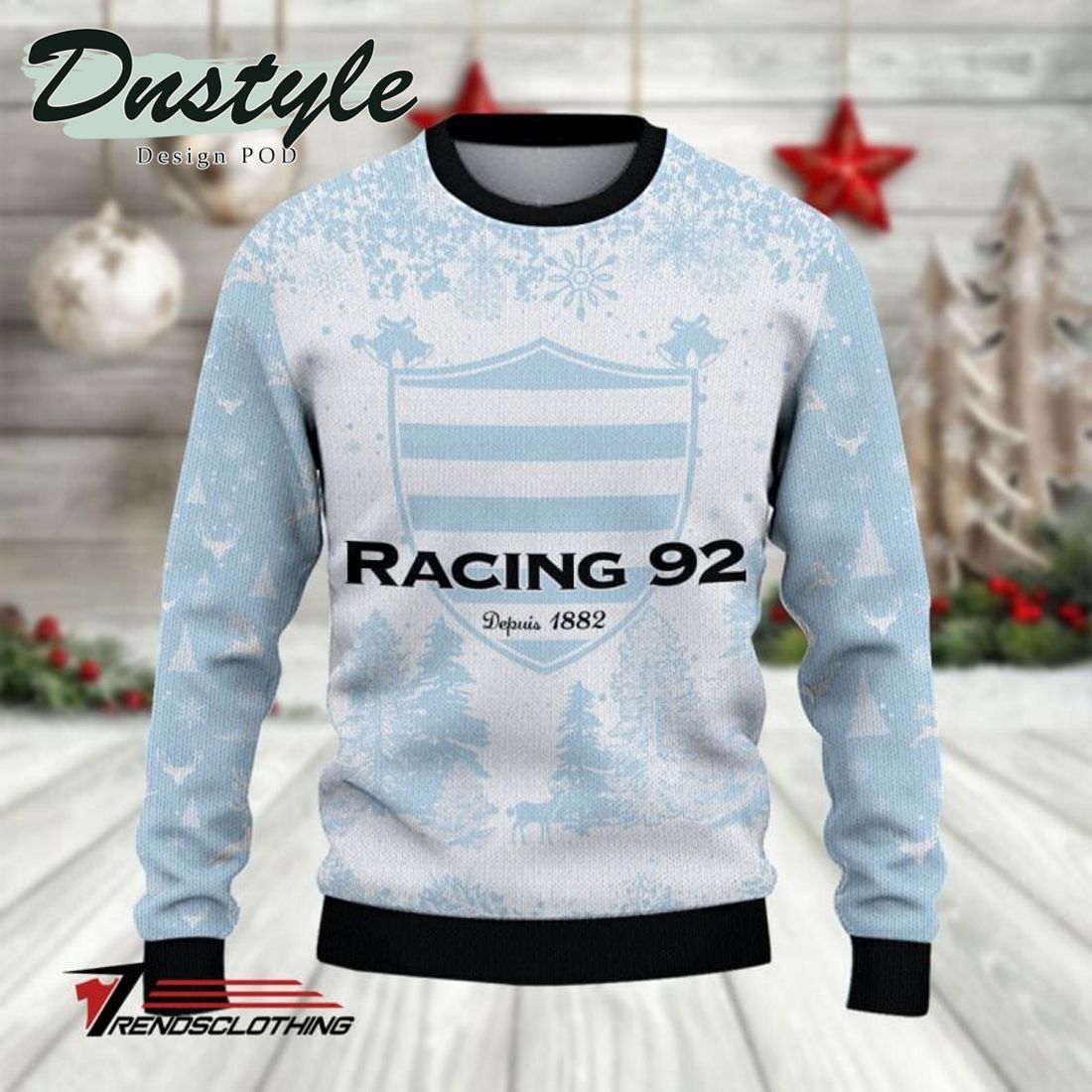 Racing 92 2023 Ugly Christmas Sweater
