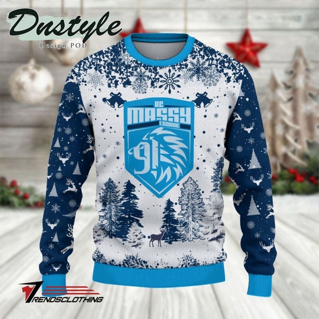 RC Massy Essonne 2023 Ugly Christmas Sweater
