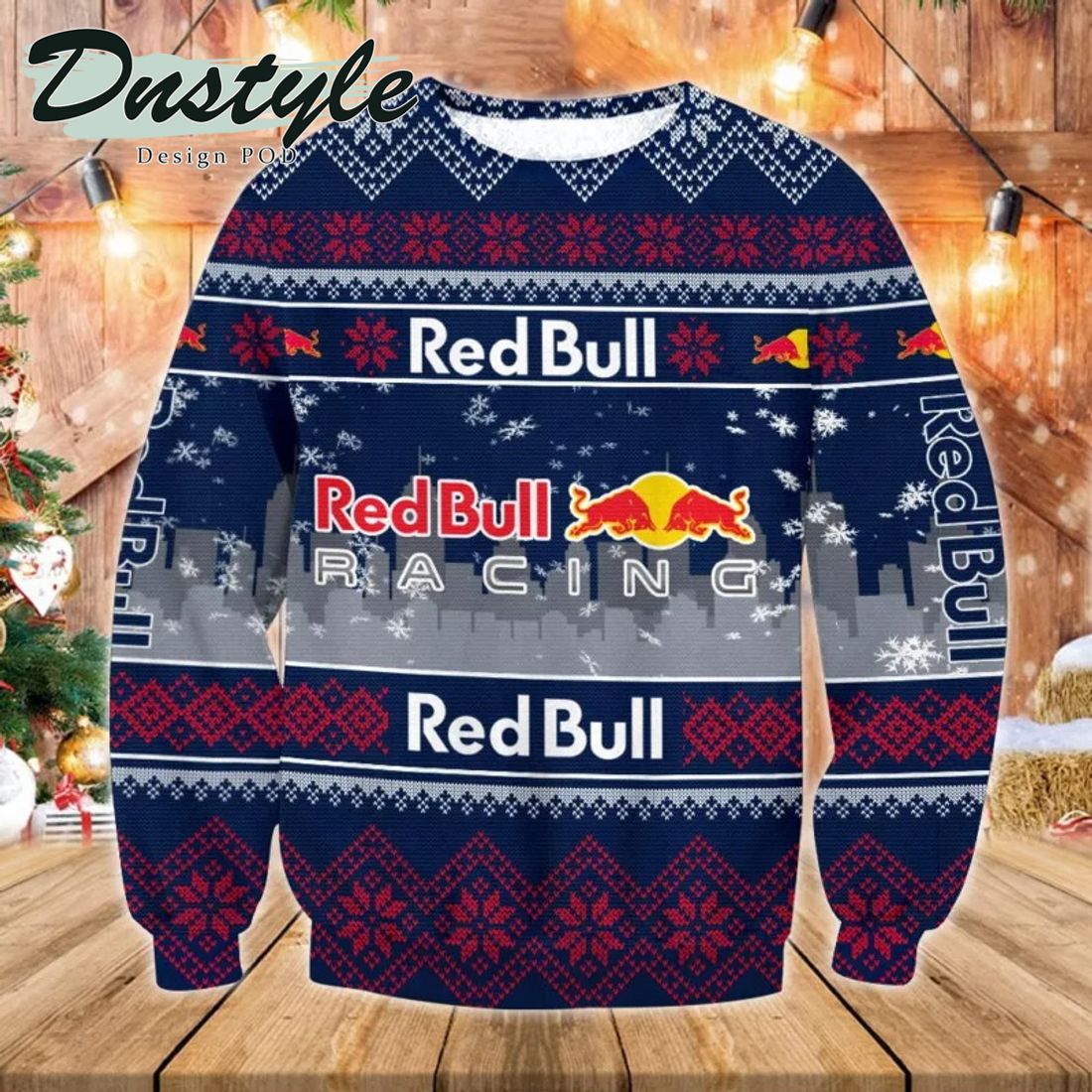 Red Bull Racing F1 Team Ugly Christmas Sweater
