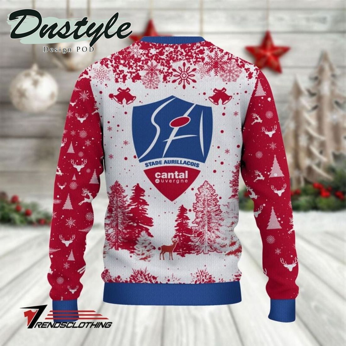 Stade Aurillacois Cantal Auvergne 2023 Ugly Christmas Sweater