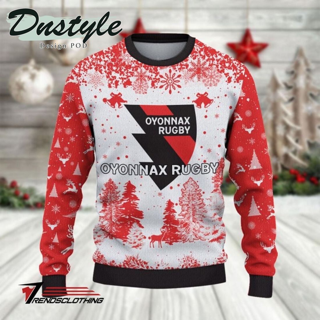 US Oyonnax 2023 Ugly Christmas Sweater