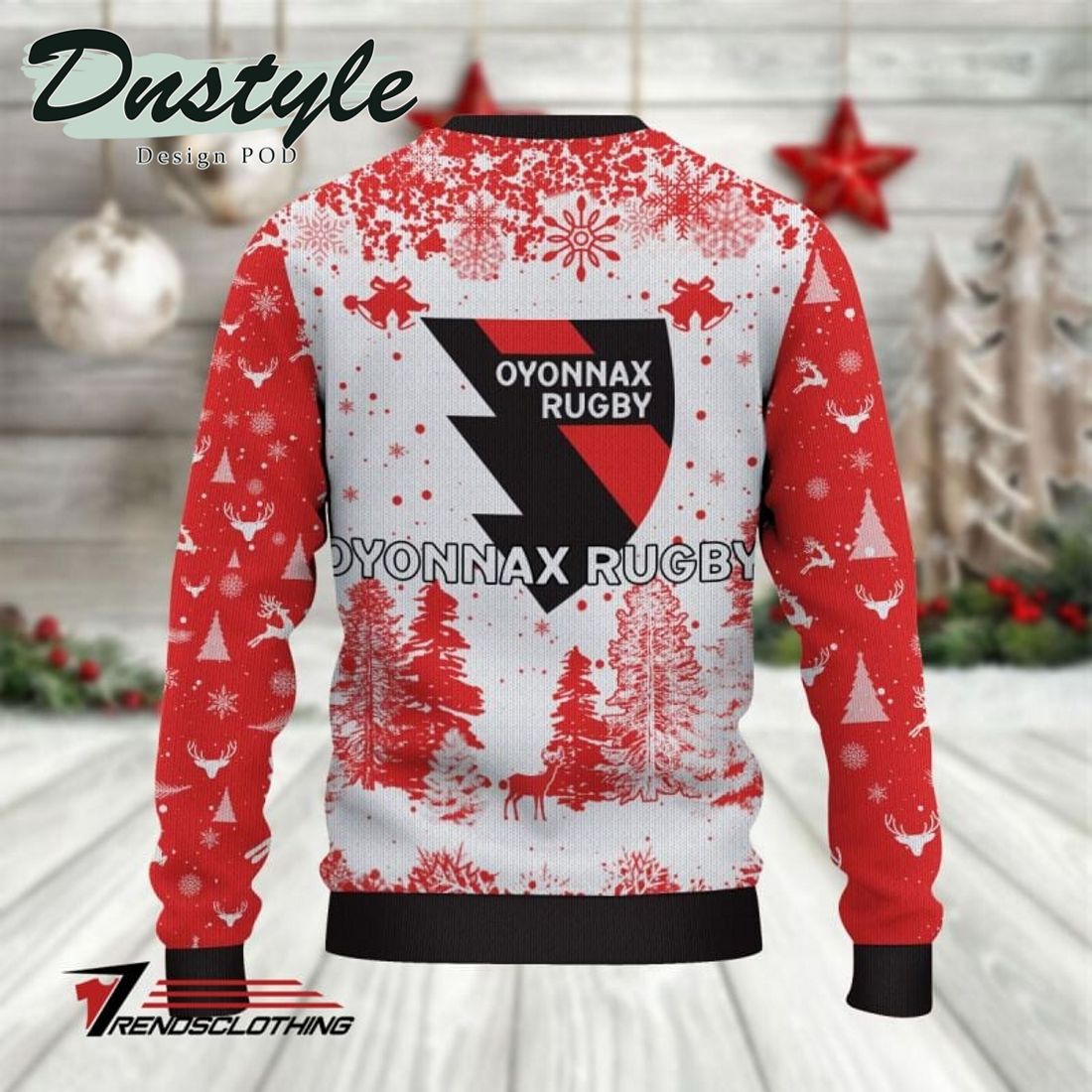 US Oyonnax 2023 Ugly Christmas Sweater
