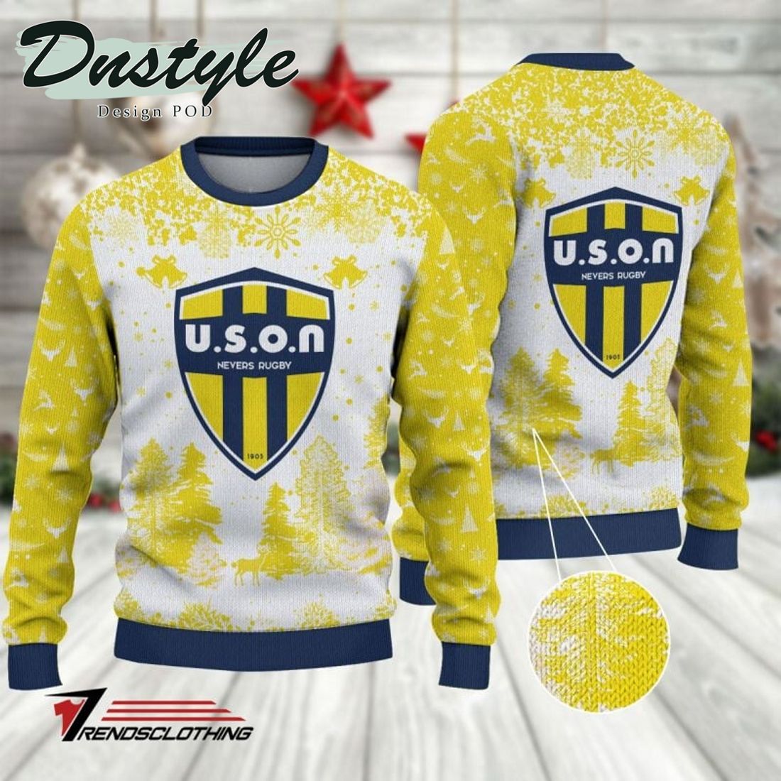 USON Nevers 2023 Ugly Christmas Sweater
