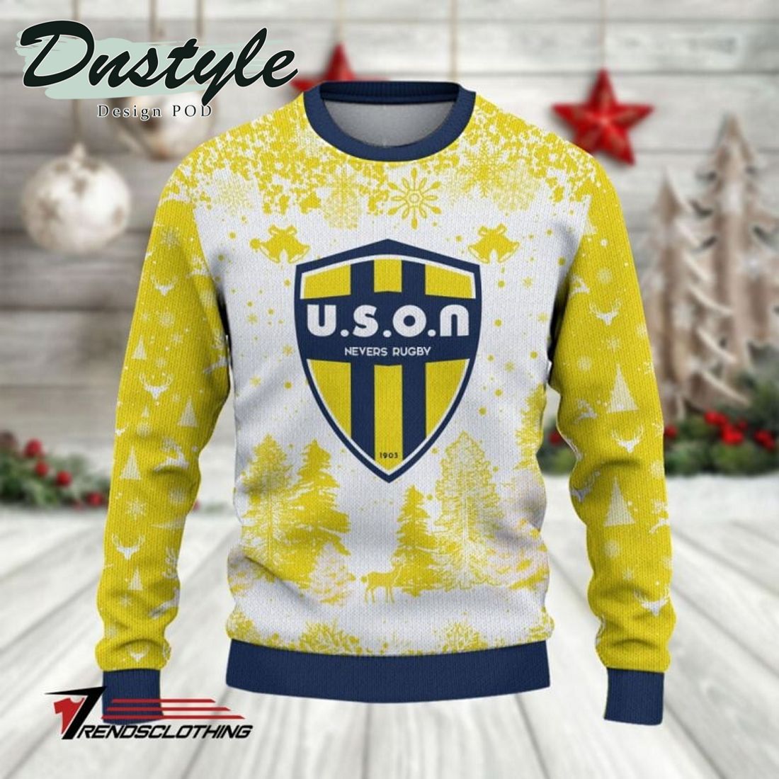 USON Nevers 2023 Ugly Christmas Sweater