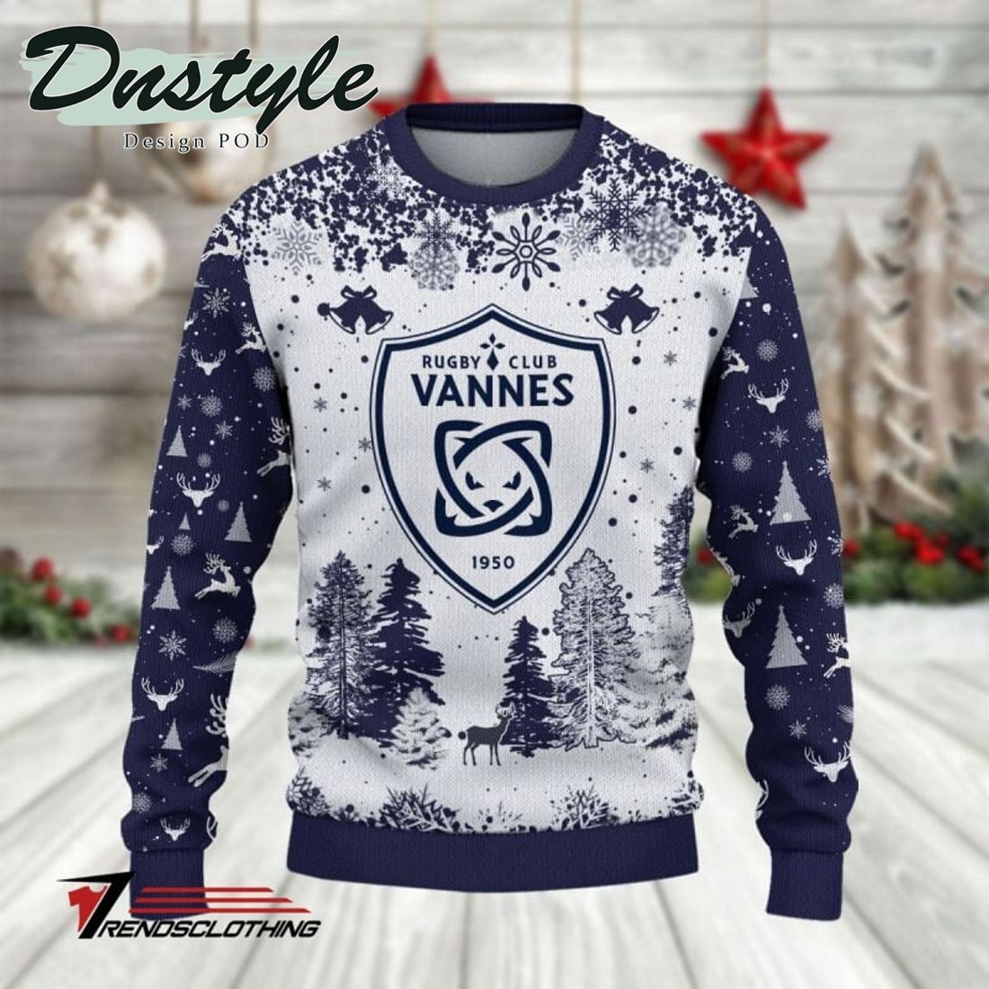 Rugby Club Vannes 2023 Ugly Christmas Sweater
