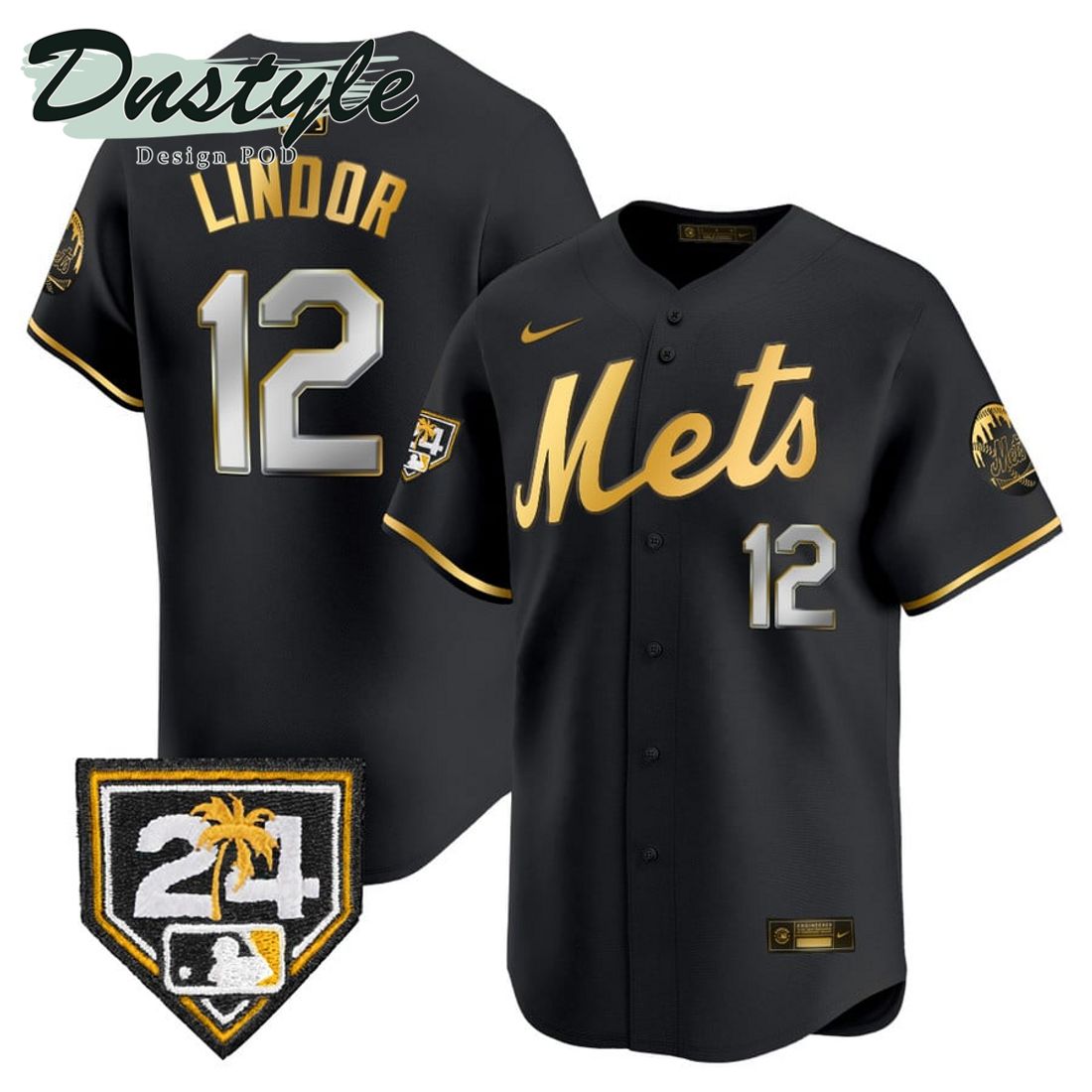 Francisco Lindor New York Mets 2024 Spring Training Vapor Alternate Jersey