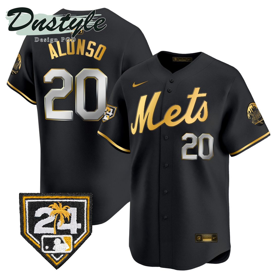 Pete Alonso New York Mets 2024 Spring Training Vapor  Alternate Jersey
