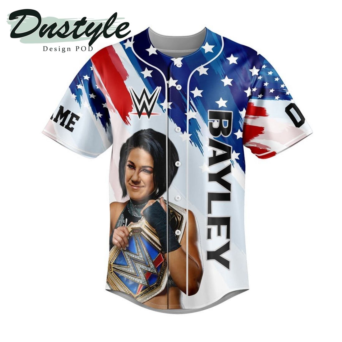 Bayley Club Ding Dong Hello Custom Name And Number Baseball Jersey