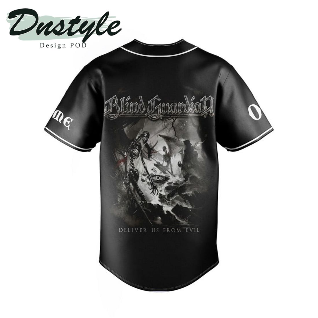 Blind Guardian Deliver Us From Evil Custom Name And Number Baseball Jersey
