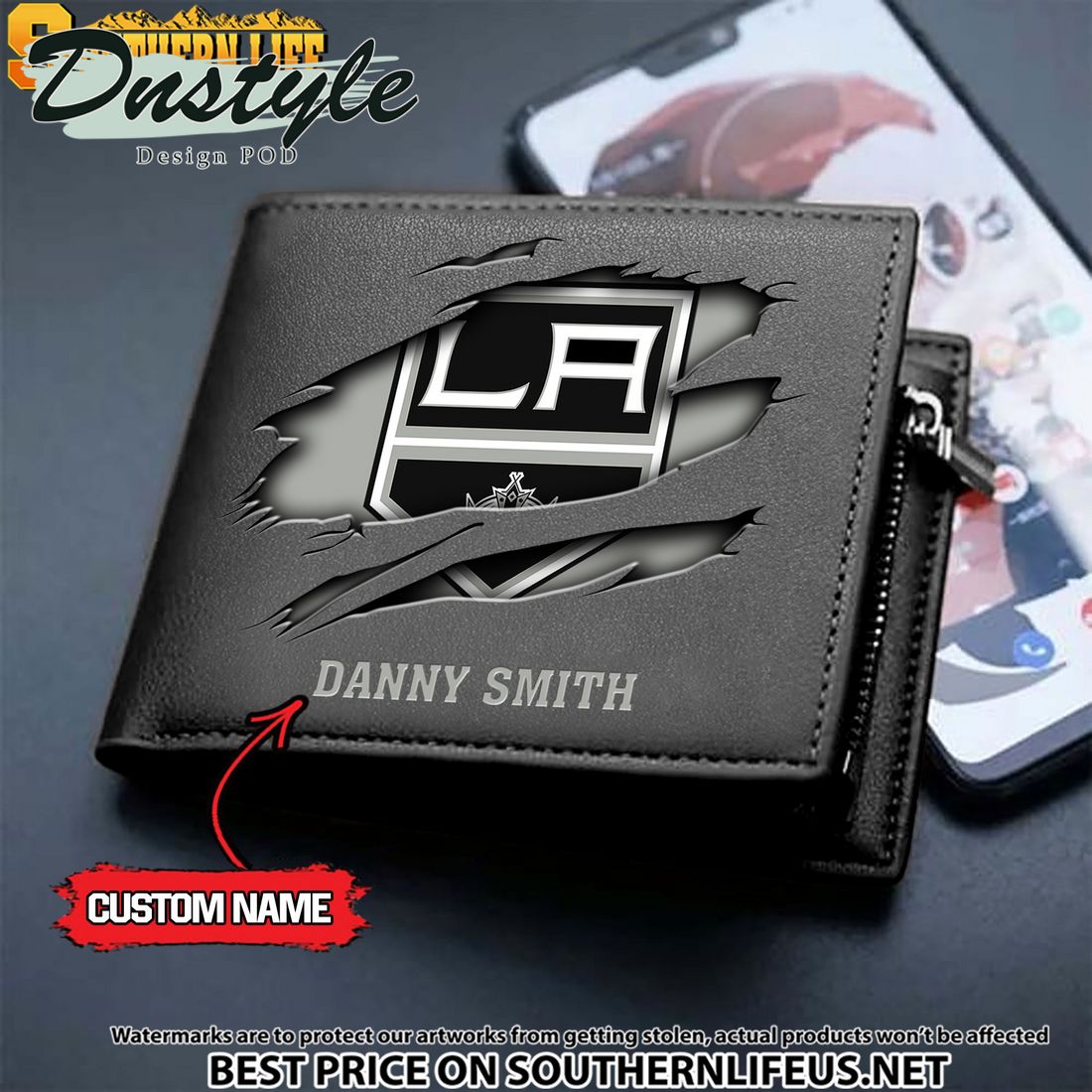 Florida Panthers NHL Custom Leather Wallet
