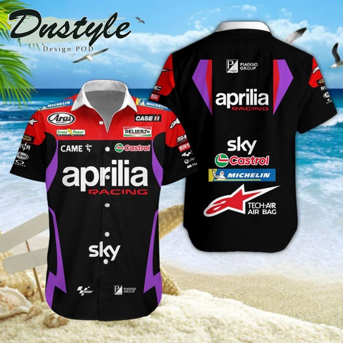 Aprilia Racing MotoGP 2024 Hawaiian Shirt