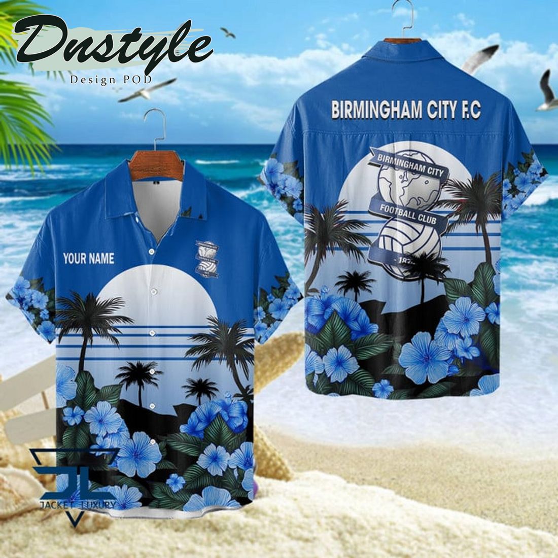 Birmingham City FC 2024 Custom Name Hawaiian Shirt
