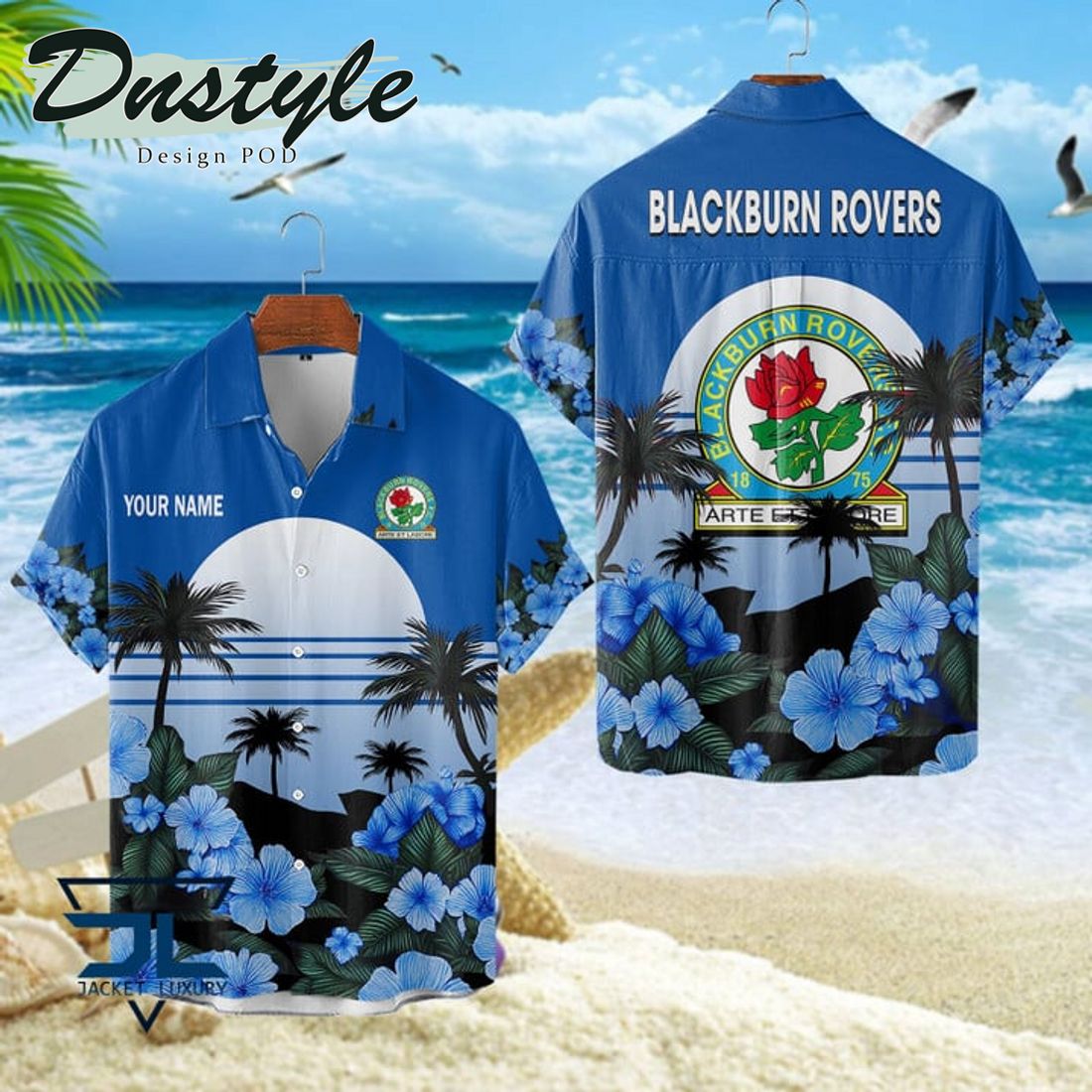 Blackburn Rovers 2024 Custom Name Hawaiian Shirt