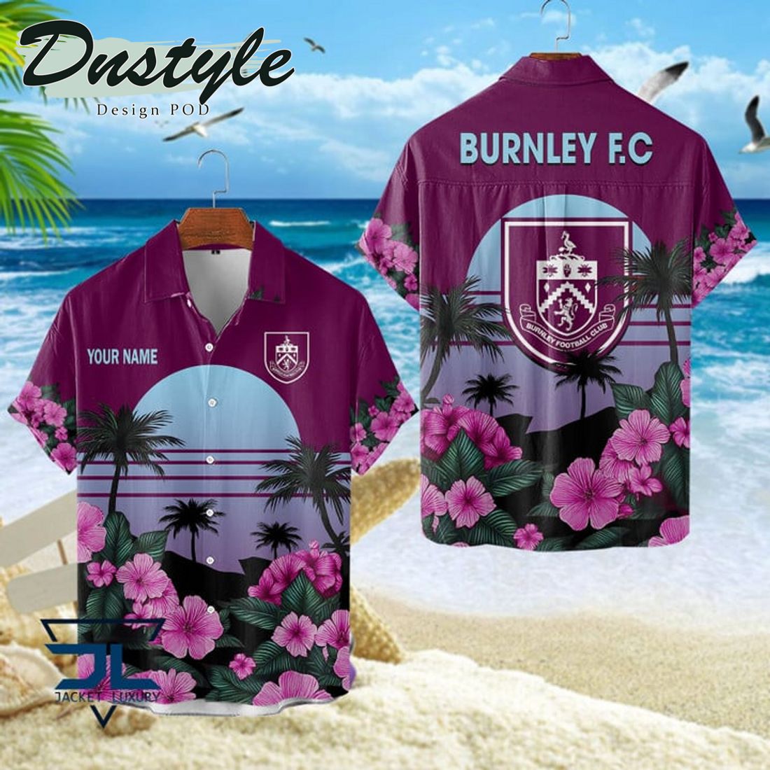 Aston Villa FC 2024 Custom Name Hawaiian Shirt