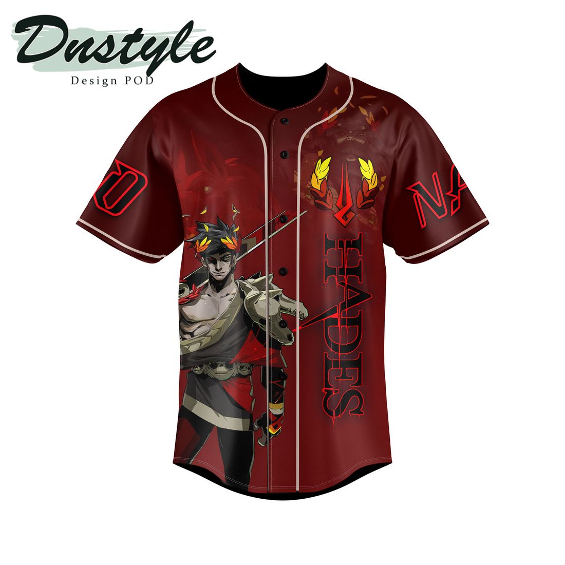 Hades there is no escape personalized baseball jersey