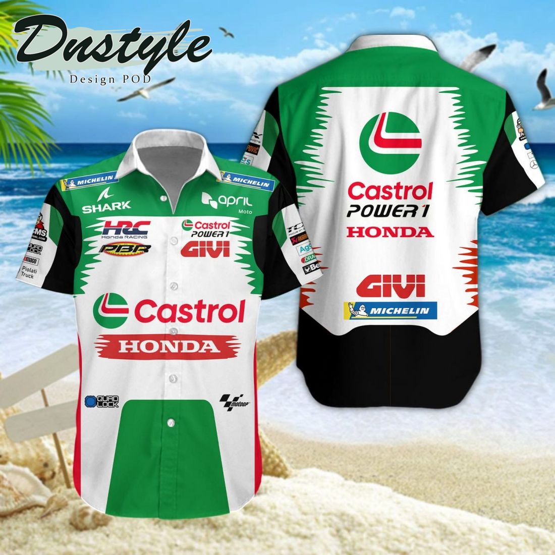 LCR Honda Team 2 MotoGP 2024 Hawaiian Shirt