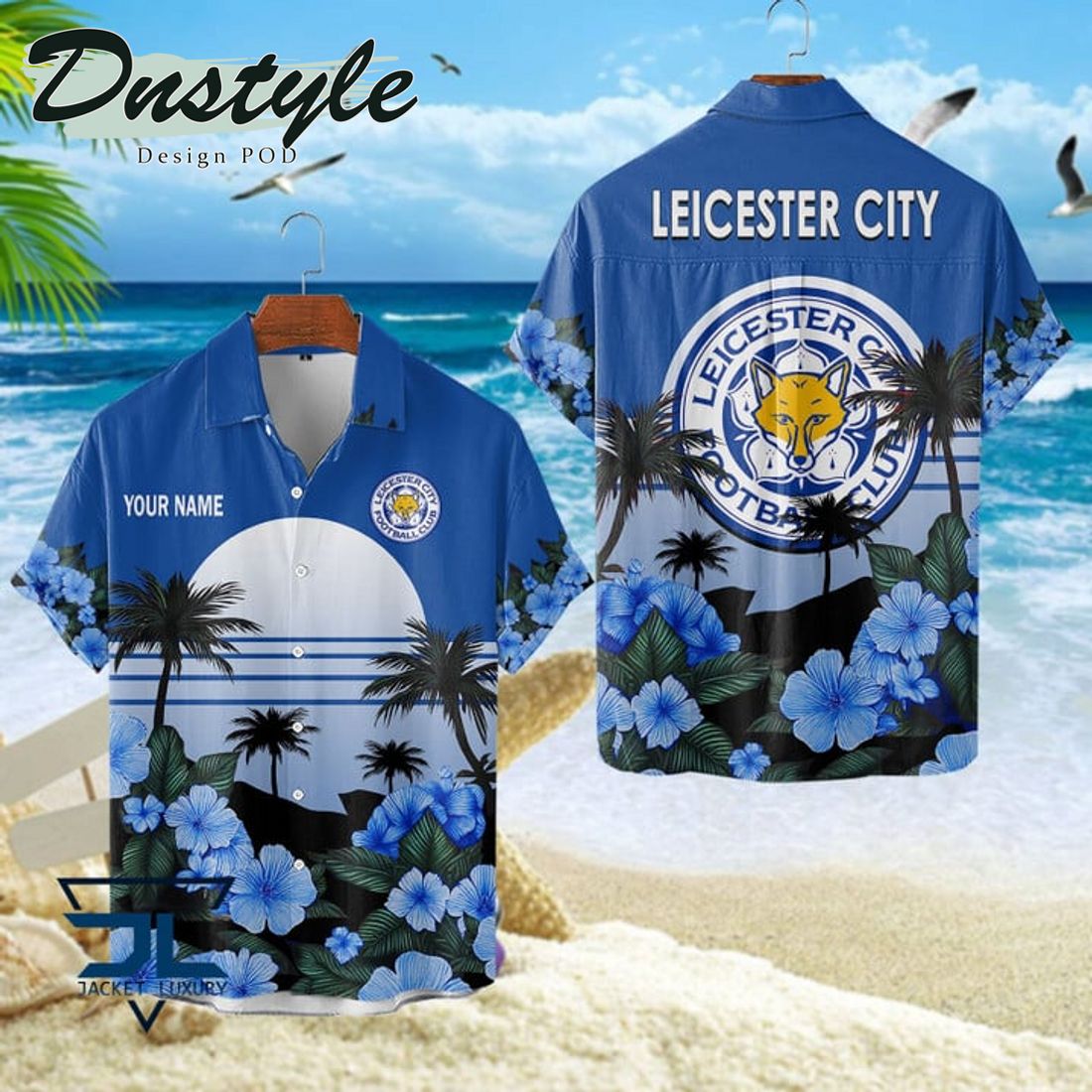 Leicester City FC 2024 Custom Name Hawaiian Shirt