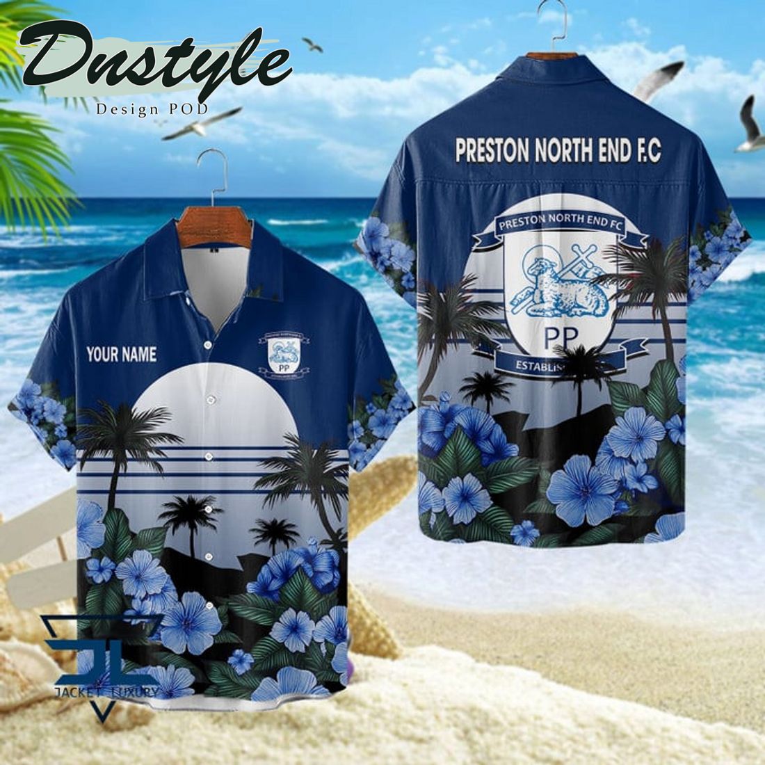Preston North End FC 2024 Custom Name Hawaiian Shirt