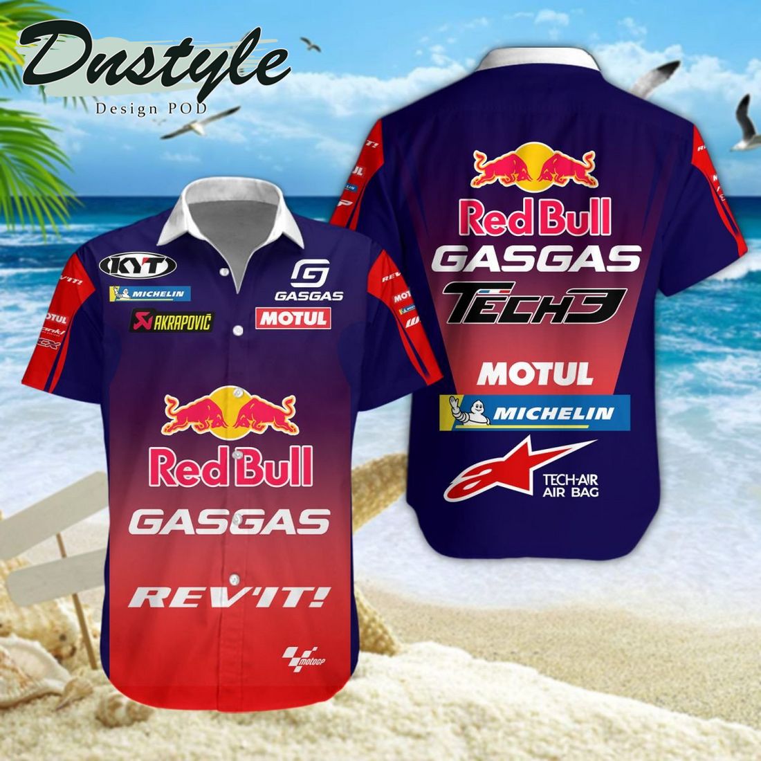 Red Bull GASGAS Tech3 MotoGP 2024 Hawaiian Shirt