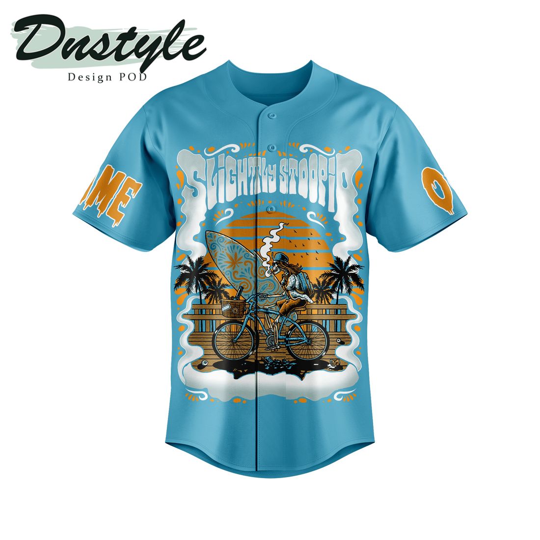 Slightly Stoopid closer to the sun personalized baseball jersey