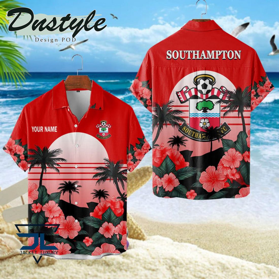 Southampton 2024 Custom Name Hawaiian Shirt