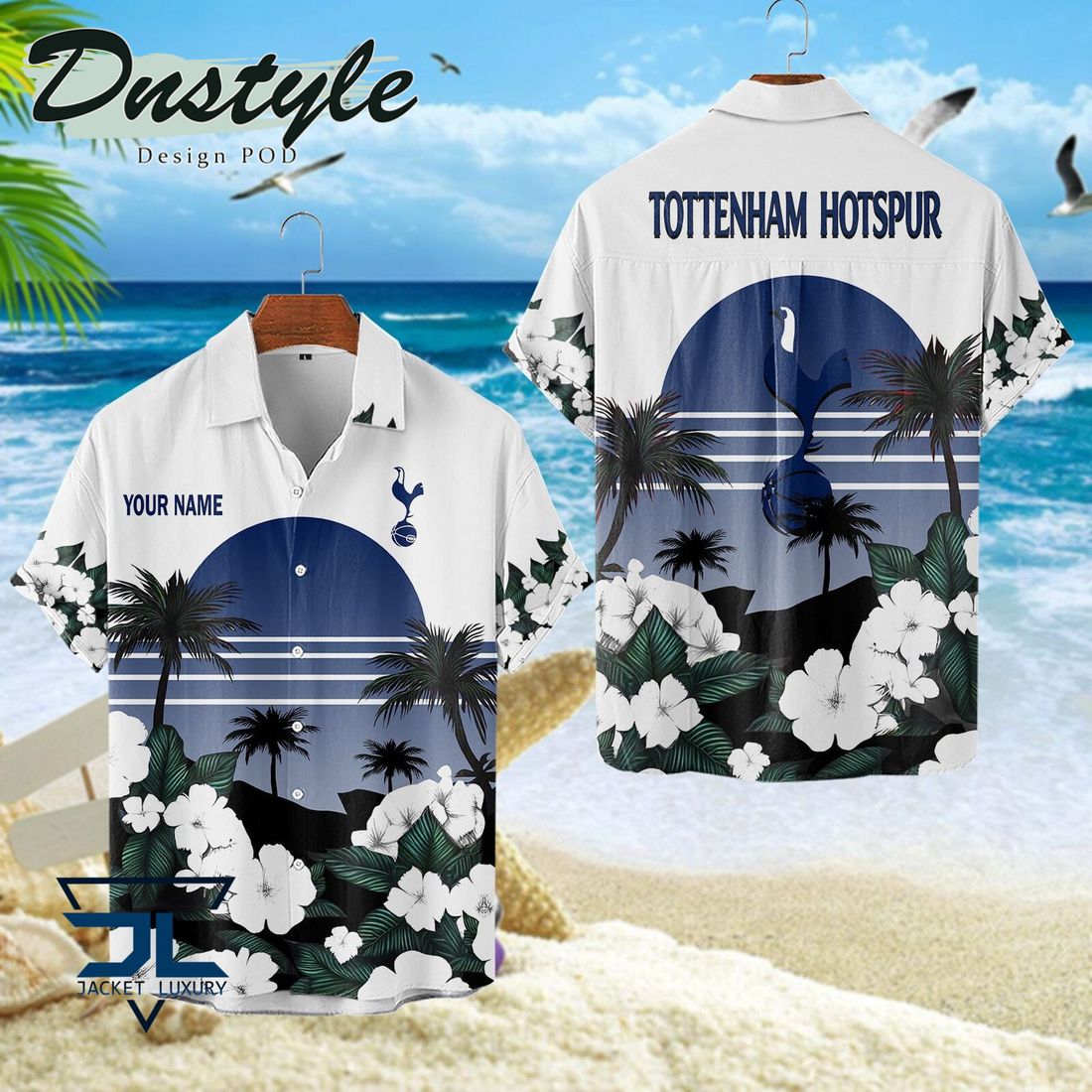 Tottenham Hotspur FC 2024 Custom Name Hawaiian Shirt