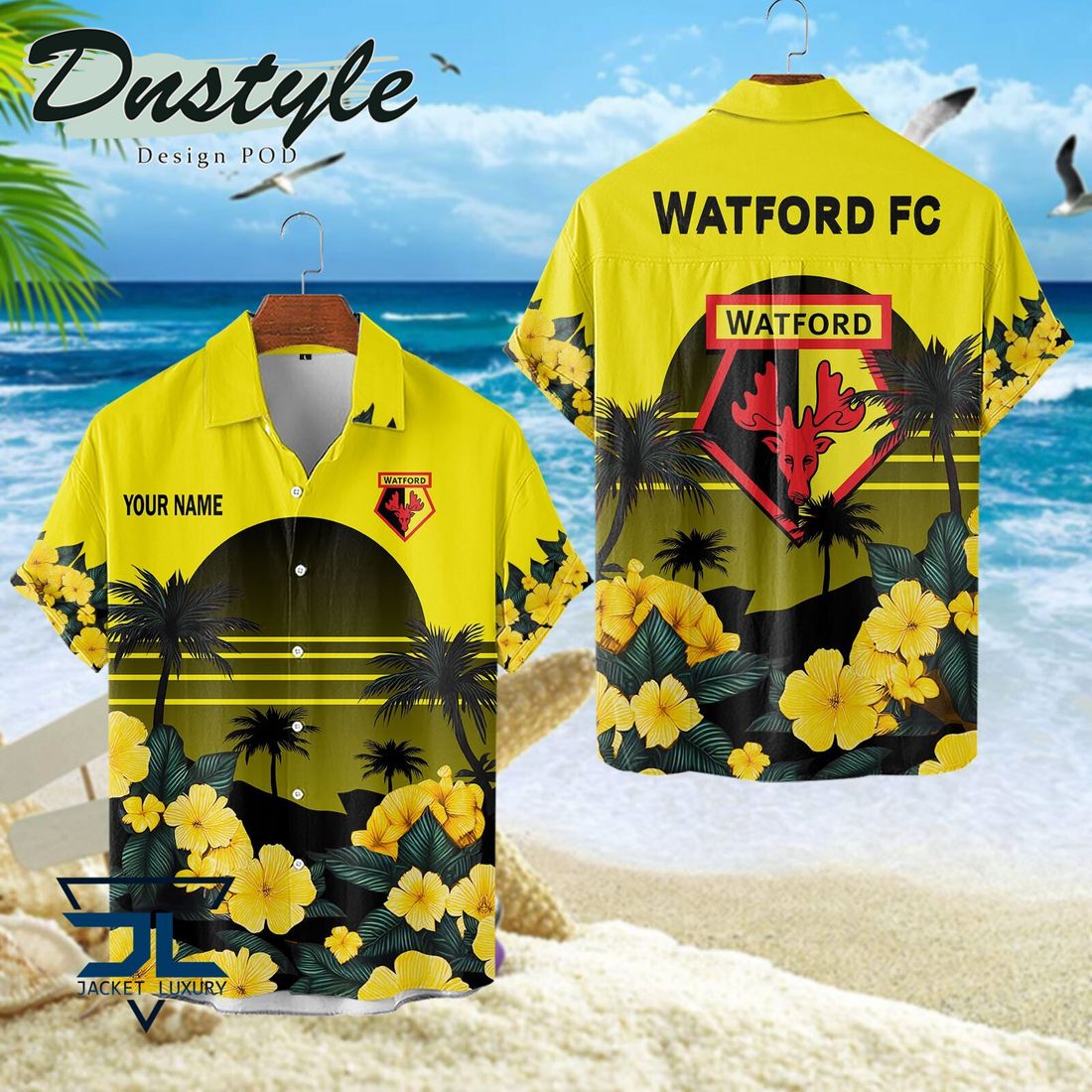 Watford 2024 Custom Name Hawaiian Shirt