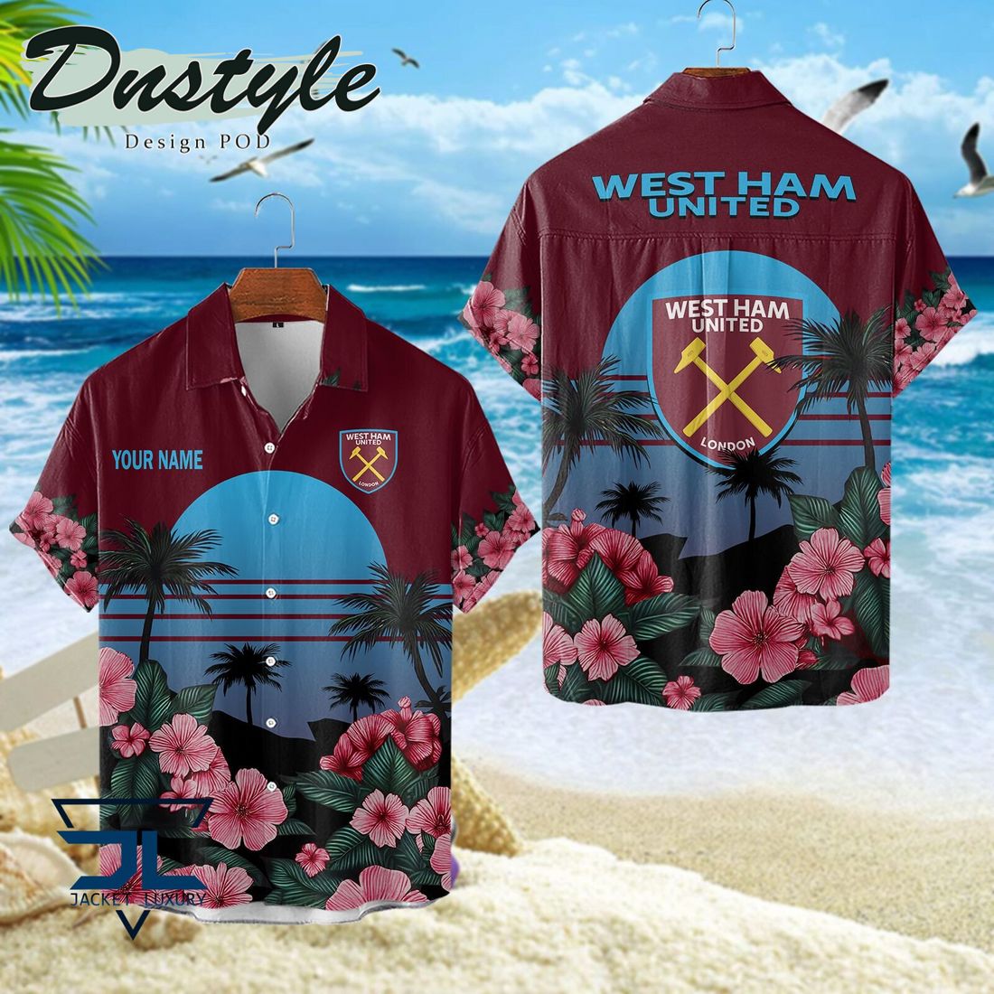 Nottingham Forest FC 2024 Custom Name Hawaiian Shirt